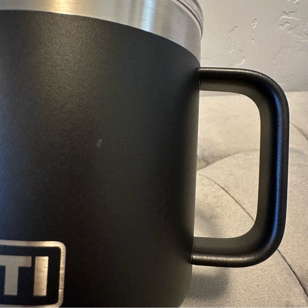 YETI Black 14oz Rambler Stackable Mug - Picture 6 of 10